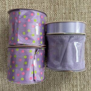 Spring Ribbon Set New with Tags Sealed Spools